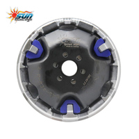 Kit Pulley Upgrade Retrofit Baru SUN Racing BEAT Fi Taiwan untuk Sepeda Motor, Set Pulley Penggerak Transmisi CVT Model Baja Paduan