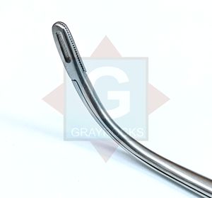 Fórceps de riñón Randall de alta calidad 9 1/4 "con cuarto de curva más vendidos - Product Image 4