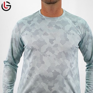 2025 verano diseño personalizado 100% poliéster Algodón ligero transpirable impermeable pesca Camisas manga larga precio al por mayor - Product Image 2