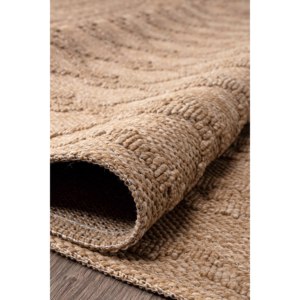 พรมขนปุยสีน้ำตาล BR003 bravvo พรมไม่มีฝุ่นสำหรับเก้าอี้ขนาด80x150ซม. - Product Image 1