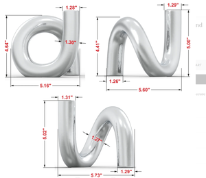Bougeoir en aluminium décoratif de fabricant fiable parfait pour l'ambiance romantique de chandelle de maison de décoration de mariage - Product Image 6