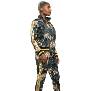 Chándal de sublimación personalizado de alta calidad, chándal de sublimación de camuflaje para hombre, conjunto de Jogger sublimado de dos piezas al por mayor - Product Image 5