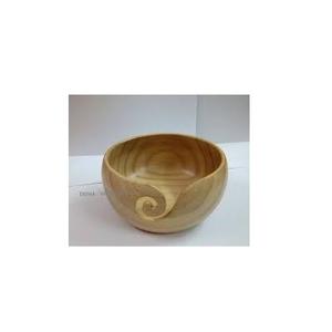 Acacia Wooden Yarn <b>Bowl</b> Handcrafted Portable Wooden Wool Yarn Holder <b>Bowl</b> for <b>Knitting</b> for Low Price - Product Image 2