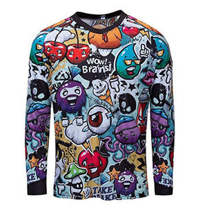 Vente en gros de maillots de cyclisme à manches longues personnalisés et à séchage rapide pour hommes, maillots de moto durables, maillots de motocross à sublimation en maille - Product Image 4