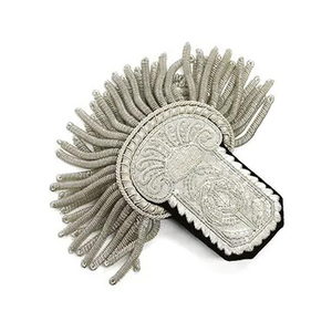 Écussons HAMZA de haute qualité, tactiques, en fil de métal doré, pour épaulettes, paire, écologiques, légers, personnalisables - Product Image 4