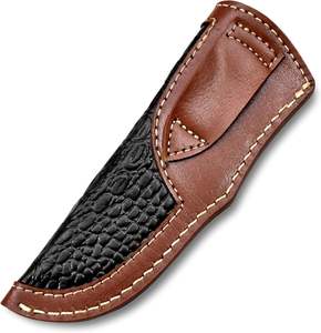 OEM Custom Leather Durable Lightweight EDC <b>Knife</b> <b>Sheath</b> Handcrafted B2B Manufacturer Custom Logo <b>for</b> Fixed Blade <b>Knives</b> Supplies - Product Image 6