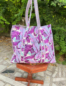 Bolso de mujer, bolso de compras grande, bolso kantha hecho a mano, bolso de maquillaje, bolso kantha reciclado - Product Image 6