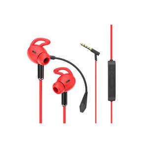 Casque sans fil Zore AK-P9 à réduction de bruit active (ANC) Bluetooth 5.0 supra-auriculaire étanche avec affichage LED de la batterie, rouge - Product Image 1