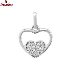 Colgante de piedra blanca de circón de Plata de Ley 925 de diseño único para niñas y colgantes con forma de flor de mujer para uso diario y fiesta - Product Image 6