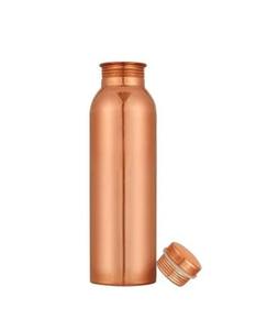 Botella de cobre mate con logotipo personalizado de 650 ML, artesanía de cobre puro para una mejor hidratación, frasco de cobre con acabado mate de 650 ML - Product Image 1