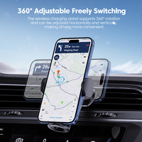 Eway 15W Rápido para Cargador Inalámbrico Certificado para Coche-Diseño Ajustable Flexible Detección Infrarroja 8 Protecciones Sin Eliminación de Funda