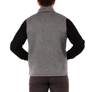 Chaleco térmico de lana personalizado de alta calidad chaqueta de lana chaleco para hombres fábrica al por mayor nuevo estilo Chaleco de lana de algodón para hombres - Product Image 3