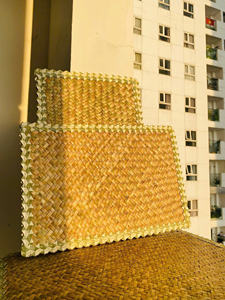 Set de table en jonc naturel, pour restaurant, hôtel, décoration murale, set de table en jonc tissé à la main pour la vente en gros, Nhat Minh, Vietnam - Product Image 4