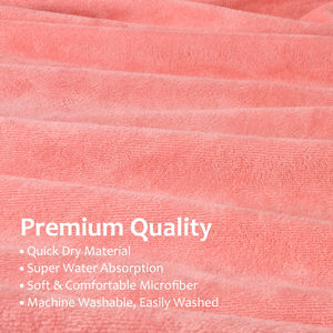 ผ้าขนหนูผ้าฝ้ายมีฮู้ดผ้าขนหนูผ้าขนหนูชายหาดสำหรับเด็กผ้าขนหนูนุ่มพิเศษดีไซน์แบบกำหนดเองดีไซน์สีชมพูเทอร์รี่ - Product Image 5
