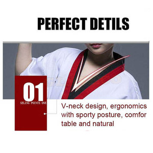 Professional Manufacturer <b>Cheap</b> Price Taekwondo Uniform Practice Wear New Style Taekwondo Uniform - Product Image 3