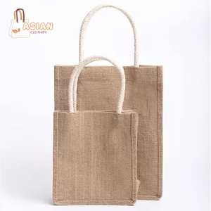 ถุงช้อปปิ้งไวน์ปอกระเจาลายการ์ตูน - Product Image 1