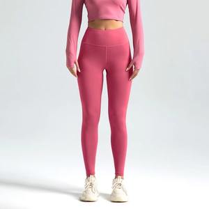 Leggings de Yoga de Alta Calidad para Mujer, Ropa Deportiva, Elástica, Cintura Alta, Personalizada, Lisa, Elástica - Product Image 6