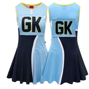Uniforme de Netball sin mangas personalizable para mujer Diseño personalizado para Team Girls Impreso Técnica Sublimado Netball Jersey - Product Image 3