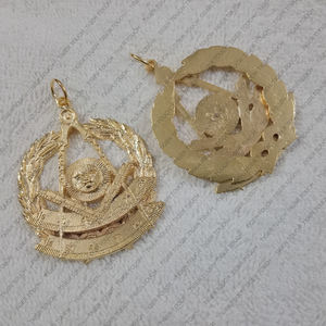 Collarín Masónico de Grado, para Oficiales Masónicos de Alto Rango: Past Master, Jewel, Grand Master, Grand Council, Royal & Select, EA - Product Image 1