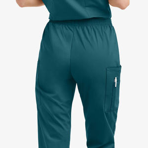 ชุดสครับทางการแพทย์คุณภาพสูงสำหรับทุกเพศ แขนสั้น ระบายอากาศได้ดี ผ้าเนื้อนุ่ม ยืดหยุ่น น้ำหนักเบา ปรับได้ เหมาะสำหรับโรงพยาบาล - Product Image 5