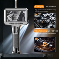 Endoscope avec caméra d'inspection à lumière intégrée, 1080P, pour moteurs automobiles, tuyaux de drainage et vérifications de composants cachés