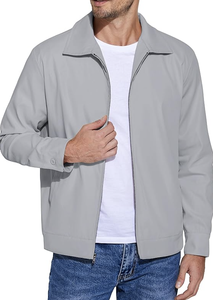 Nouvelle arrivée, veste d'hiver imperméable et coupe-vent pour homme avec logo personnalisé, fermeture éclair pour les sports de plein air - Product Image 4