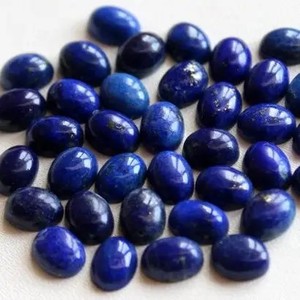 6mm 8mm Naturel Lapis Lazuli Pierre Ovale Lisse Calibré Cabochons Lâche Dos Plat Gemme De Fabricant Fournisseurs Acheter Maintenant - Product Image 1
