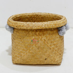 Artex Dong Thap Paniers de rangement naturels décoratifs en osier Conteneurs de cuisine en feuille de palmier faits à la main Coffrets cadeaux pour l'organisation de la maison - Product Image 3