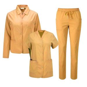 Ventes en gros OEM, uniformes de travail pour infirmières médicales, blouses et pantalons en denim pour cliniques, ensembles de blouses d'hôpital, détection des aiguilles - Product Image 4