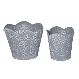 Fournitures de jardinage intérieur et extérieur à prix attractif Jardinières galvanisées Jardinières en métal fini rustique Pots de fleurs et seaux de jardin - Product Image 6