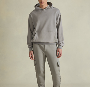 Sudadera con Capucha de Corte Cuadrado y Estilo Urbano para Hombre, con Hombros Caídos y Tejido de Felpa Suave 100% Algodón - Product Image 6