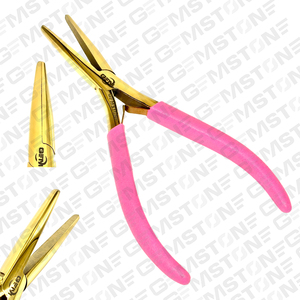 Alicates profesionales para extensiones de cabello de boca plana de acero inoxidable de 6 pulgadas GEMSTONE ENTERPRISES-Instrumento de belleza duradero y reutilizable - Product Image 6