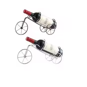 ที่ใส่ขวดไวน์ทำจากโลหะแบบ impex ชั้นเก็บของตกแต่งงานปาร์ตี้พร้อมที่วางขวดไวน์ - Product Image 5