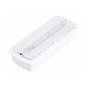 Lampe de Secours LED 3W avec Kit de Montage Encastré (205x106x40) - Product Image 1