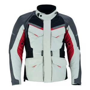 Chaqueta de protección para motocicleta de muesca superior impermeable a prueba de viento impresa de talla grande CE blindado transpirable secado rápido Roadracing - Product Image 4