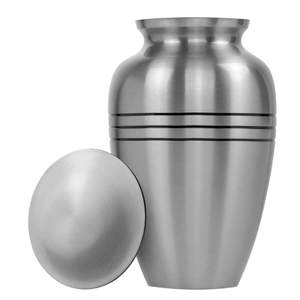 High Quality Customized Color Solid New Brass Cremation <b>Urn</b> For Ashes Glossy Red Wholesale Price Adult Burial Jar Manufacturer - Product Image 3