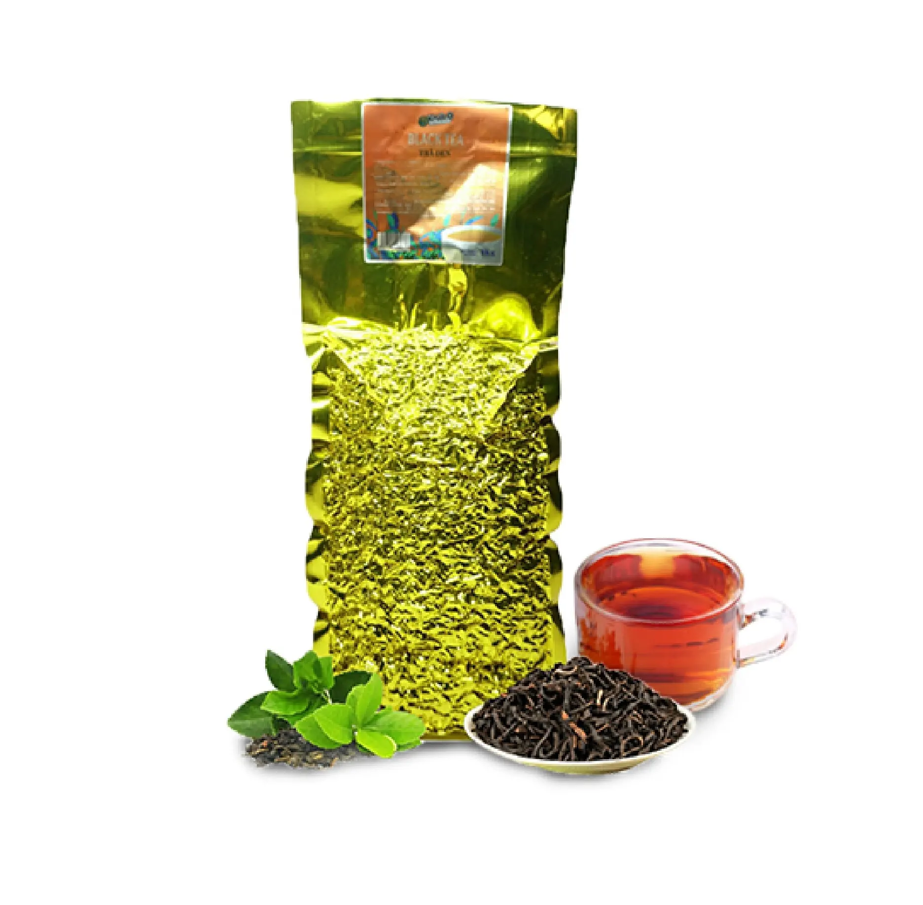 Schwarzer Tee in Premium-Qualität Großhandel Natürlicher Bio-loser Tee Herkunft aus Vietnam zur Herstellung von Milch tee