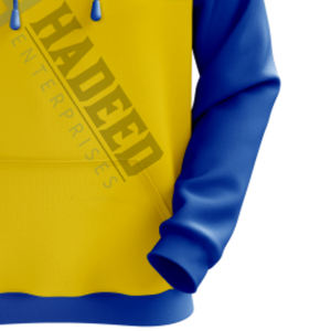 เสื้อฮู้ดผ้าหนาสำหรับผู้ชาย,เสื้อฮู้ดสไตล์โมเดิร์นปรับแต่งสีและดีไซน์ตามสั่ง - Product Image 5