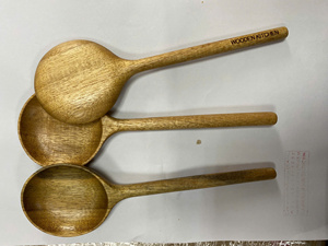 Eco-Friendly 99 Gold Data Export Petite Cuillère en bois vietnamienne Matériau durable en bois et acier inoxydable - Product Image 3