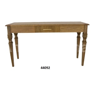 Mesa de sofá lateral de mármol dorado y blanco de diseño único para el hogar, sala de estar, comedor, cocina, mesa auxiliar decorativa - Product Image 2