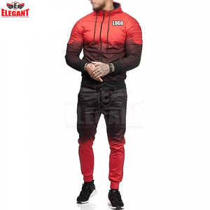 Survêtement de jogging pour hommes 100 % polyester, avec impression de logo personnalisée, dernier design et sur mesure, vente en gros - Product Image 3