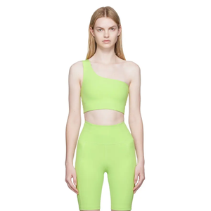 Personalizado Color sólido Italia Carvico tela de alta calidad Sexy mujer Fitness Activewear Yoga Set - Product Image 1