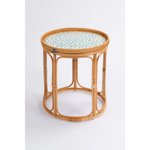 โต๊ะหวายหวายทรงกลมแบบทันสมัยโต๊ะน้ำชากาแฟหวายสวนเฟอร์นิเจอร์ลานไม้ไผ่เฟอร์นิเจอร์หวายตกแต่งบ้าน - Product Image 6