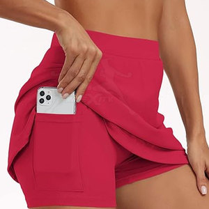 Jupe de tennis de haute qualité avec short Jupe de tennis Offres Spéciales avec short Meilleure conception Jupe de tennis avec short - Product Image 2