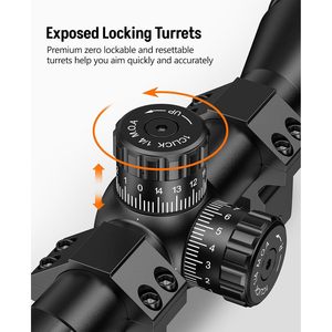 กล้องเล็ง MidTen 3-9X32 Ao Sporting พร้อมระบบล็อคปุ่มปรับศูนย์  แบบ Crosshair Reticle สำหรับการล่าสัตว์ ขนาดหลอด 1 นิ้ว แบบ SFP - Product Image 4