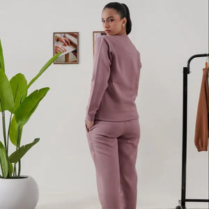 Conjunto Deportivo de Moda para Mujer, Venta al por Mayor, Diseño Personalizado, Sudadera con Capucha, Pantalones Deportivos, Secado Rápido, Estampado, Informal, 2026 - Product Image 1