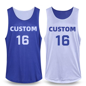 เสื้อบาสเก็ตบอลแห้งเร็วเสื้อเจอร์ซีย์บาสเก็ตบอลสองชั้นแบบย้อนกลับได้ - Product Image 6