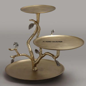 Moderno y Lujoso Soporte Redondo para Tartas de Aluminio y Mármol para Muebles del Hogar en Celebraciones Familiares a un Precio Impresionante - Product Image 4