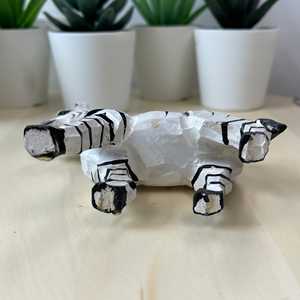 YEEYAYA scultura in legno fatta a mano statua Zebra animali selvatici statuette in ottone per la decorazione della camera decorazione di casa ispirato animali dello Zoo - Product Image 5