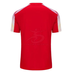 Equipo deportivo personalizado uniforme sublimación camiseta de fútbol 100% poliéster ligero secado rápido transpirable servicio OEM al por mayor - Product Image 2